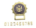 NYPD Detective Police Badge Replica Movie Props *Customizable Badge Number*